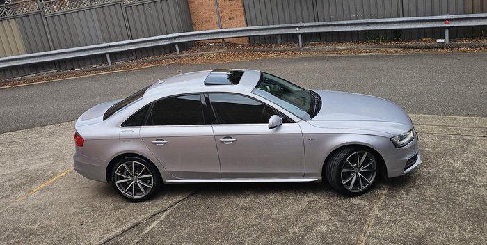 2015 Audi A4 S line sport plus B8 MY15 Four Wheel Drive Florett Silver
