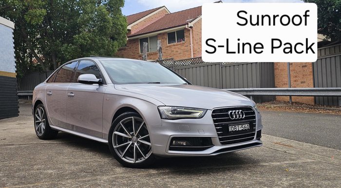 2015 Audi A4 S line sport plus B8 MY15 Four Wheel Drive Florett Silver