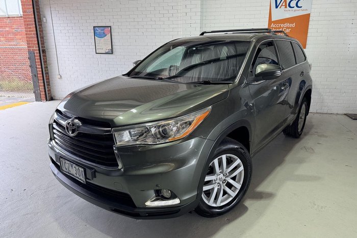 2014 Toyota Kluger GX GSU55R AWD Rainforest Green
