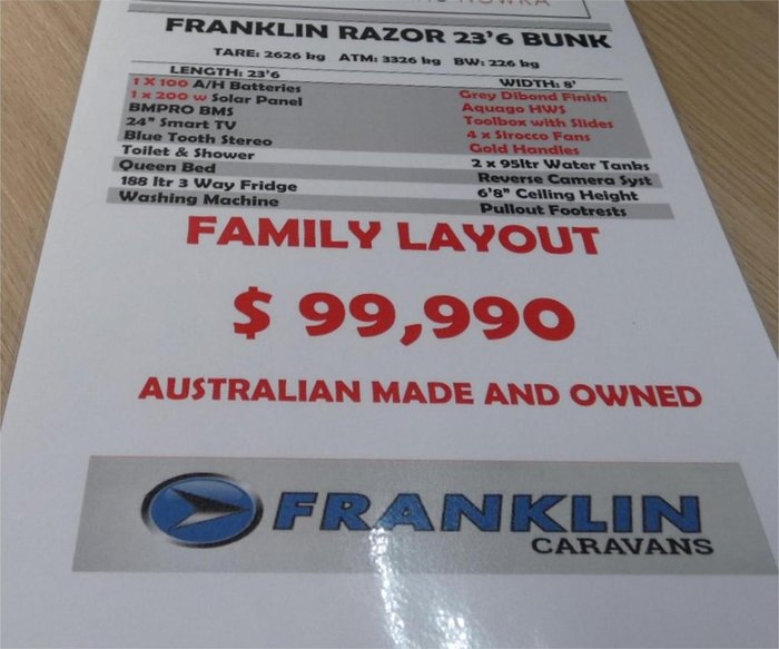 2025 Franklin Razor