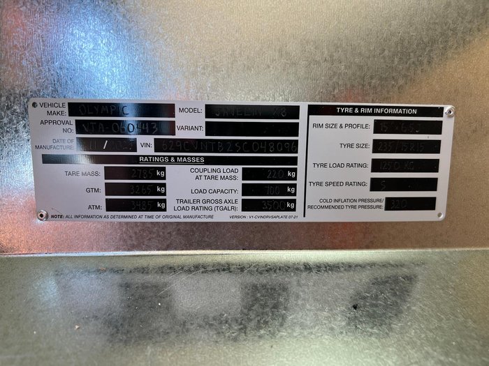 2025 Olympic Javelin X8 21'