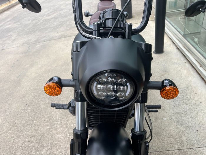 2021 Indian SCOUT BOBBER TWENTY THUNDER BL BLACK