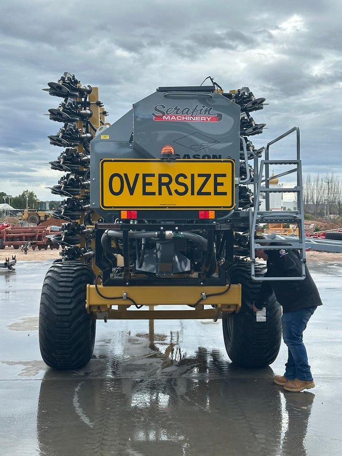 0 SERAFIN ULTISOW NARROW FOLD SINGLE DISC SEEDER NEW YELLOW