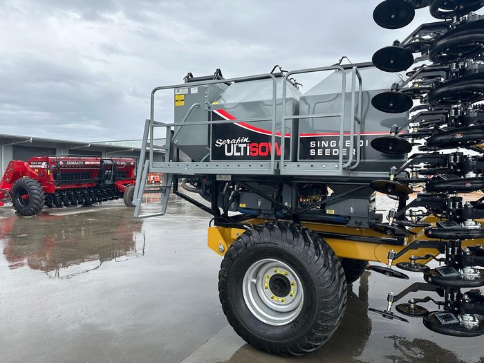 0 SERAFIN ULTISOW NARROW FOLD SINGLE DISC SEEDER NEW YELLOW