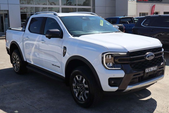 2025 Ford Ranger PHEV Wildtrak MY25.75 Four Wheel Drive Frozen White