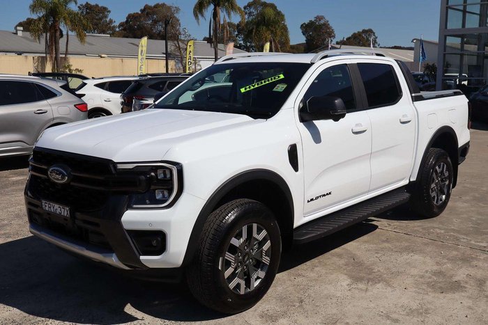 2025 Ford Ranger PHEV Wildtrak MY25.75 Four Wheel Drive Frozen White