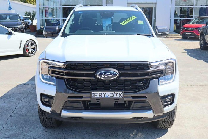 2025 Ford Ranger PHEV Wildtrak MY25.75 Four Wheel Drive Frozen White