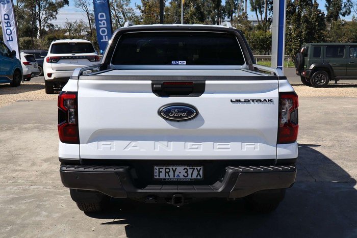 2025 Ford Ranger PHEV Wildtrak MY25.75 Four Wheel Drive Frozen White