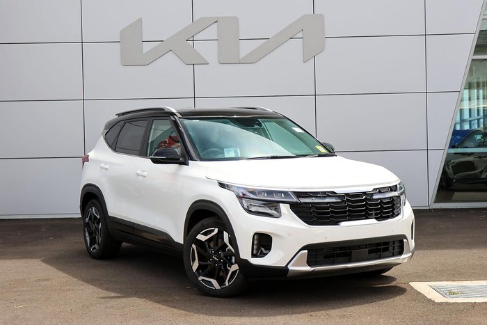 2025 Kia Seltos GT-Line SP2 PE MY26 AWD Clear White with Fusion Black Roof