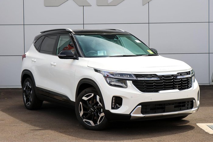 2025 Kia Seltos GT-Line SP2 PE MY26 AWD Clear White with Fusion Black Roof