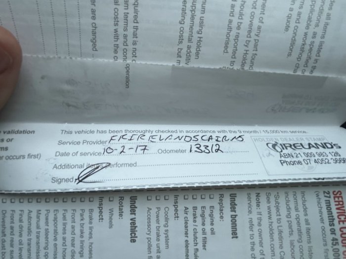 2015 HOLDEN COMMODORE SS V REDLINE