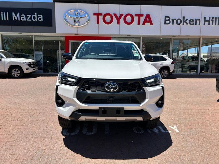 2025 Toyota Hilux SR5 48V GUN126R 4X4 Dual Range Glacier White