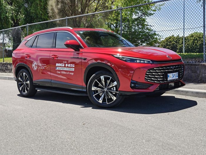 2025 MG HS Super Hybrid Essence AS33P MY25 Diamond Red