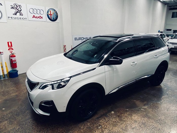 2018 Peugeot 5008 GT Line P87 MY19 Pearl White