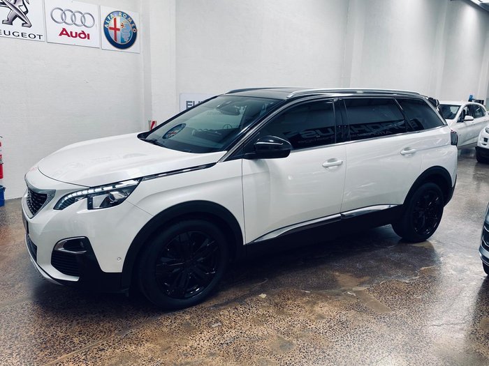 2018 Peugeot 5008 GT Line P87 MY19 Pearl White