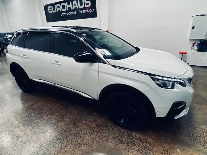 2018 Peugeot 5008 GT Line P87 MY19 Pearl White