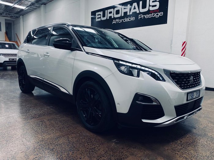 2018 Peugeot 5008 GT Line P87 MY19 Pearl White