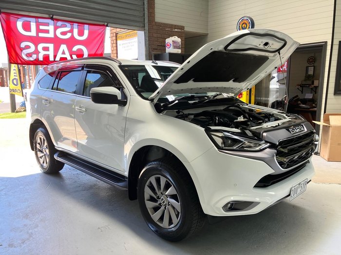 2023 Isuzu MU-X LS-U MY23 4X4 Dual Range Mineral White