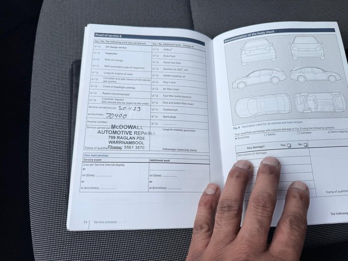 2016 Volkswagen Golf 92TSI Trendline 7 MY17 Pure White