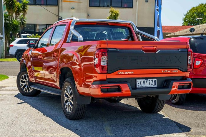 2024 LDV T60 Max LUXE SK8C MY23 4X4 Dual Range Maple Leaf Orange