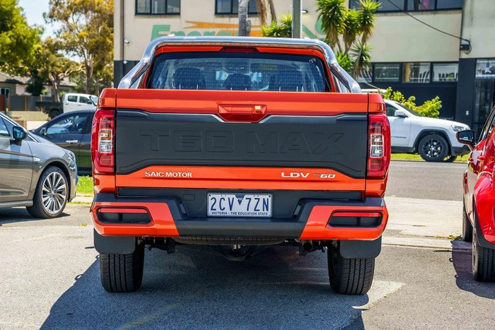 2024 LDV T60 Max LUXE SK8C MY23 4X4 Dual Range Maple Leaf Orange