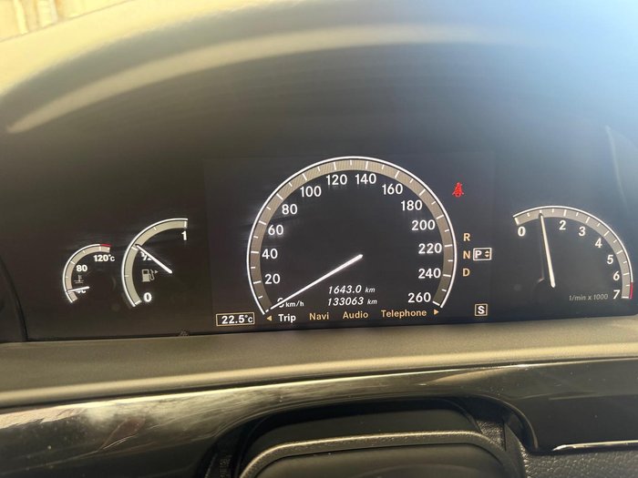 2007 Mercedes-Benz S-Class S500 W221 MY07 Obsidian Black