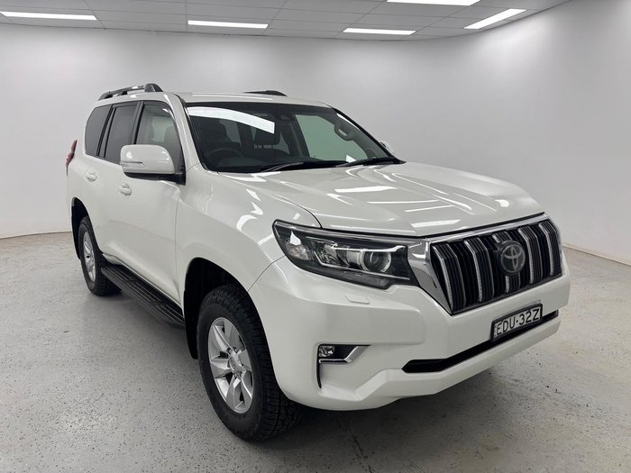 2019 Toyota Landcruiser Prado GXL GDJ150R 4X4 Dual Range Crystal Pearl