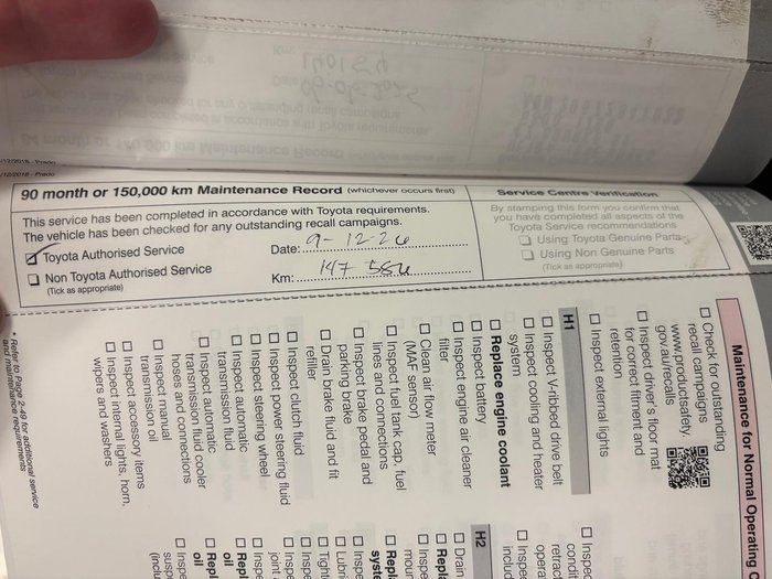 2019 Toyota Landcruiser Prado GXL GDJ150R 4X4 Dual Range Crystal Pearl