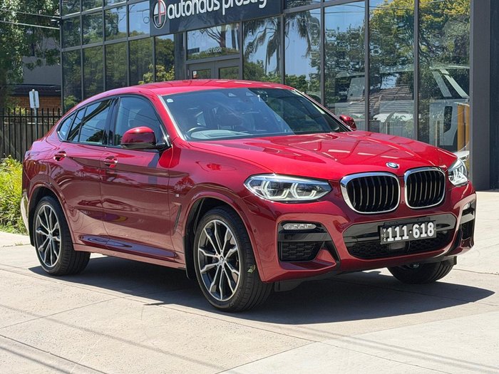 2020 BMW X4 xDrive30i M Sport G02 4X4 Constant Flamenco Red Brilliant Effect