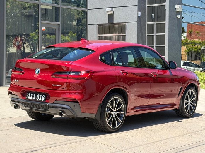 2020 BMW X4 xDrive30i M Sport G02 4X4 Constant Flamenco Red Brilliant Effect