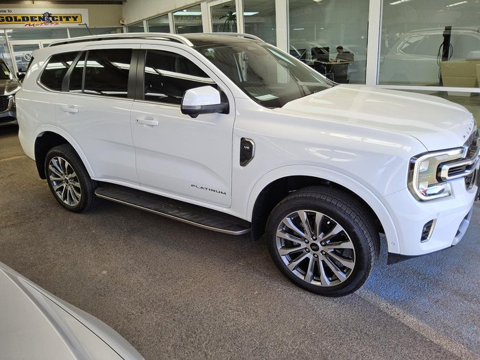 2024 Ford Everest Platinum MY24.50 4X4 Dual Range Arctic White