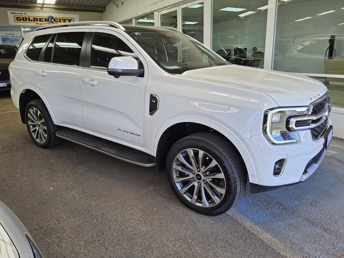 2024 Ford Everest Platinum MY24.50 4X4 Dual Range Arctic White