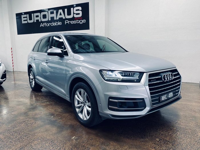2015 Audi Q7 TDI 4M MY16 Four Wheel Drive Florett Silver