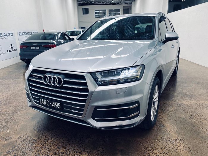 2015 Audi Q7 TDI 4M MY16 Four Wheel Drive Florett Silver