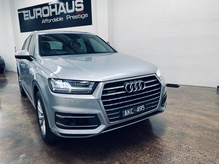 2015 Audi Q7 TDI 4M MY16 Four Wheel Drive Florett Silver