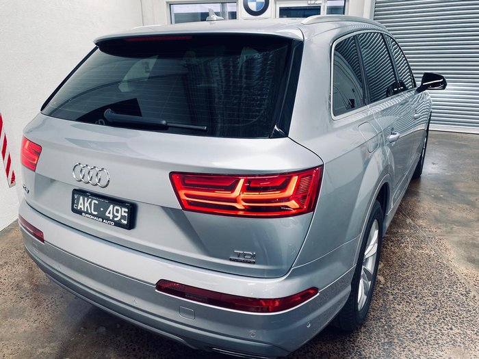 2015 Audi Q7 TDI 4M MY16 Four Wheel Drive Florett Silver