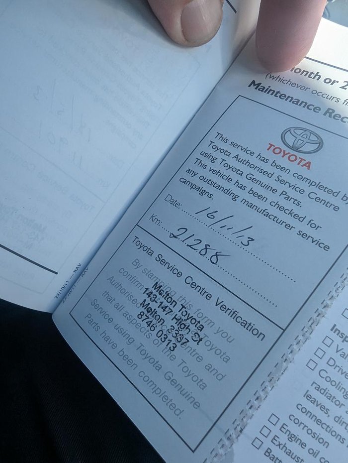 2012 Toyota RAV4 Altitude ACA38R MY12 4x2 Ebony