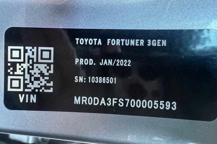 2022 Toyota Fortuner GX