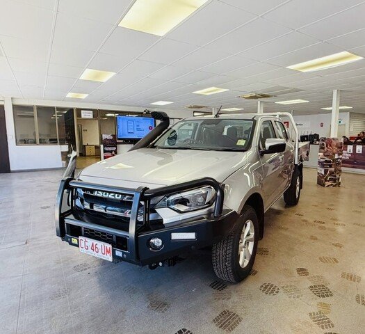2024 Isuzu D-MAX 2024 Isuzu D-MAX 4x4 Crew Cab Chassis LSM 3.0L Automatic Mercury Silver (568)