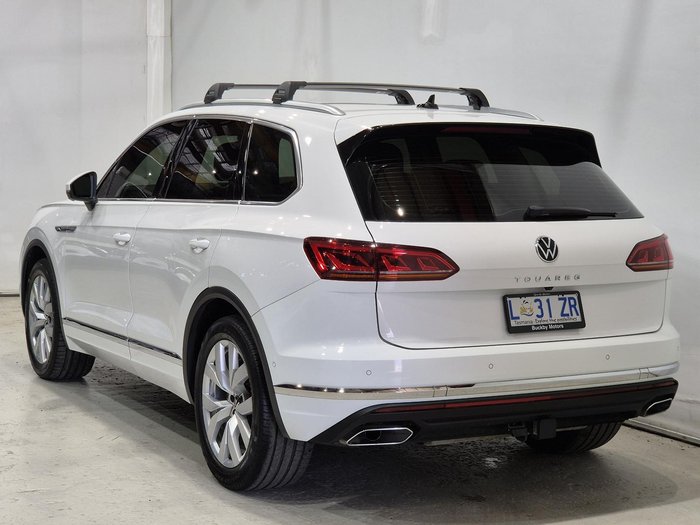 2021 Volkswagen Touareg 210TDI Elegance CR MY21 Four Wheel Drive Pure White