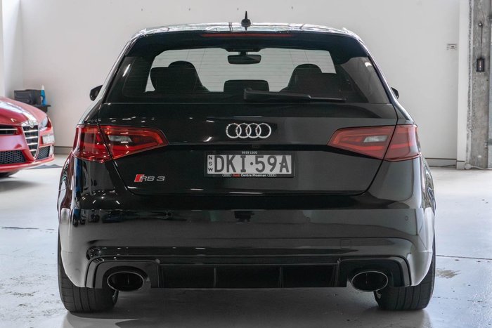 2016 Audi RS3 8V MY16 Four Wheel Drive Mythos Black