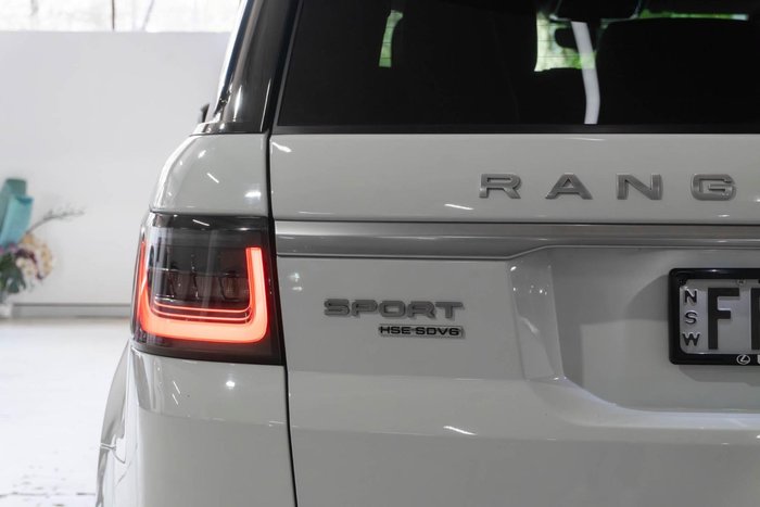 2018 Land Rover Range Rover Sport SDV6 HSE L494 MY18 4X4 Dual Range Fuji White