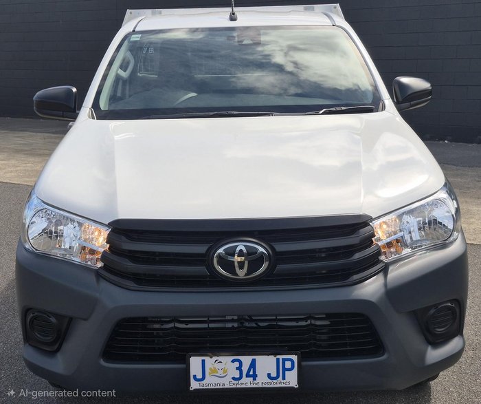 2021 Toyota Hilux Workmate TGN121R 4x2 Glacier White