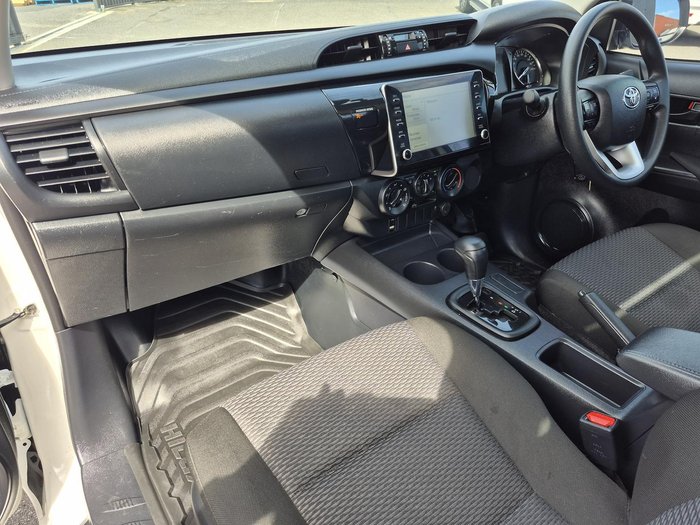 2021 Toyota Hilux Workmate TGN121R 4x2 Glacier White
