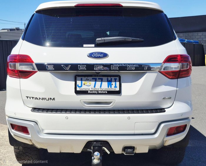 2021 Ford Everest Titanium UA II MY21.75 4X4 Dual Range White