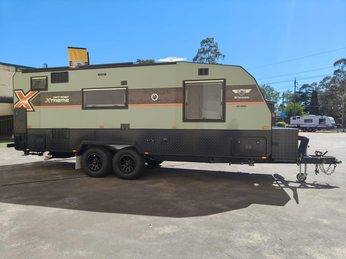 2025 JB Caravans Dirt Road Xtreme 21' Rear Door Club Lounge