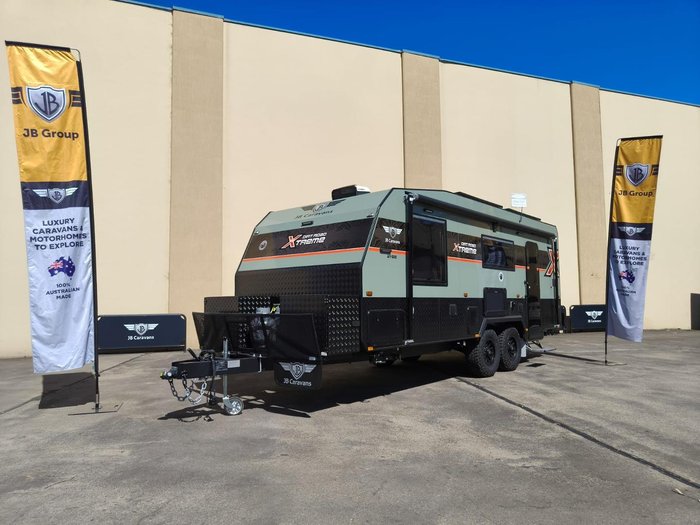 2025 JB Caravans Dirt Road Xtreme 21' Rear Door Club Lounge