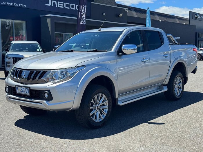2017 Mitsubishi Triton GLS MQ MY18 4X4 Dual Range Sterling Silver