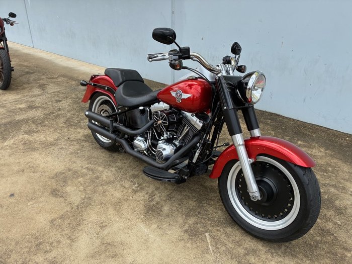 2013 HARLEY-DAVIDSON FLSTFB FAT BOY LO Orange