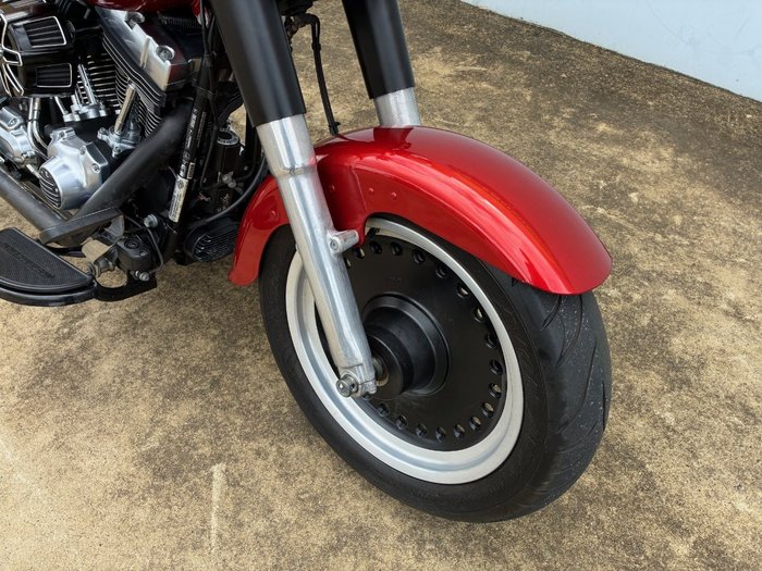 2013 HARLEY-DAVIDSON FLSTFB FAT BOY LO Orange